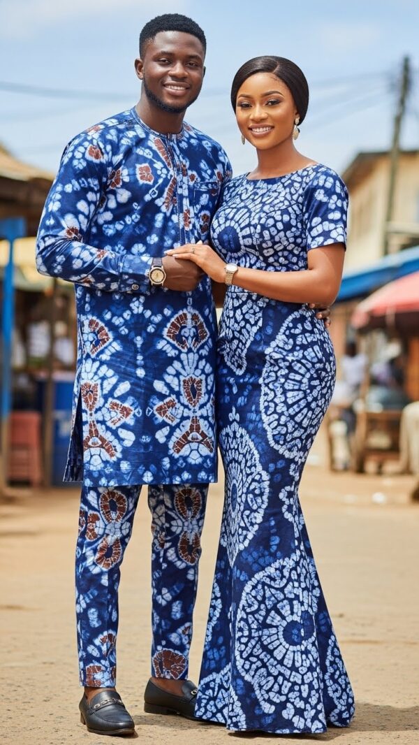 Adire set for couples