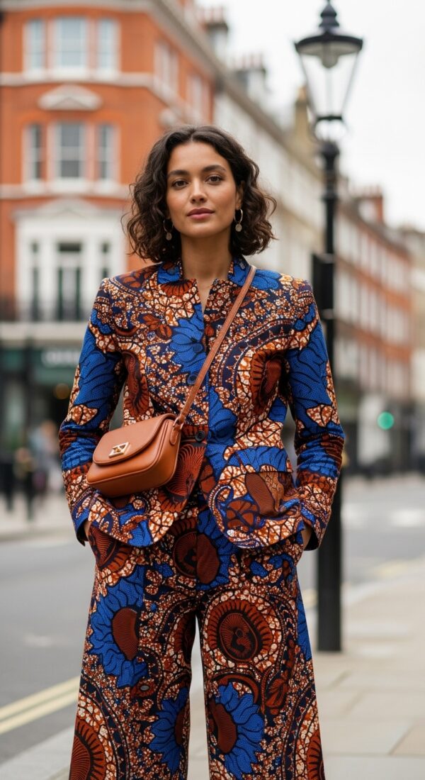 UK Styled Adire-Modern African Print Street Style Dress